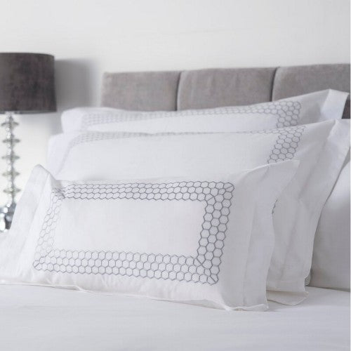 Front - Belledorm Honeycomb Filled Boudoir Throw Pillow