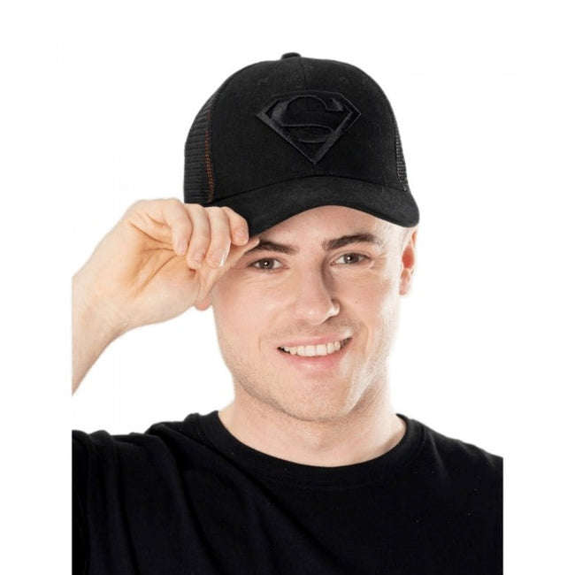 Front - Superman Unisex Adult Trucker Cap