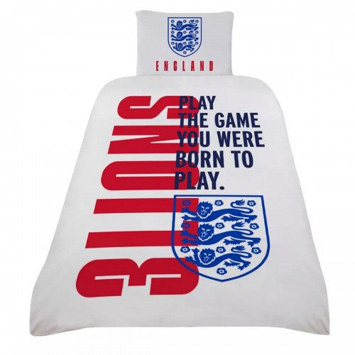 Front - England FA Born To Play Crest Duvet Set