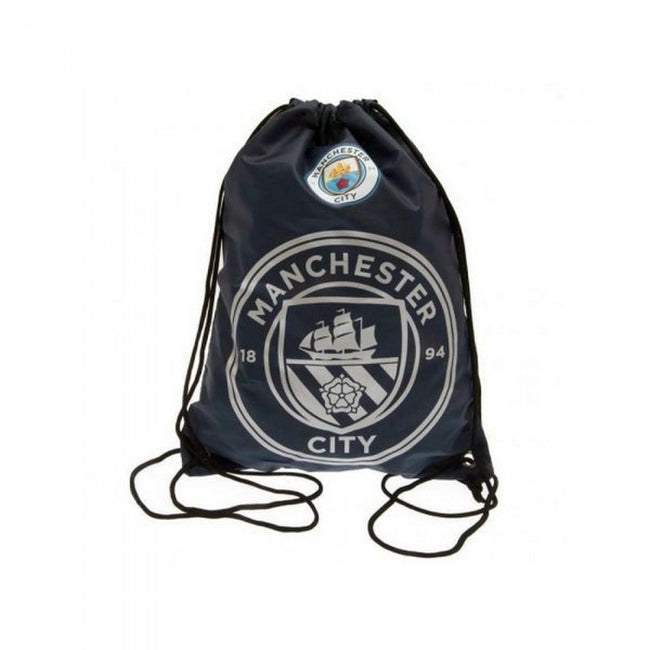 Front - Manchester City FC Colour React Drawstring Bag