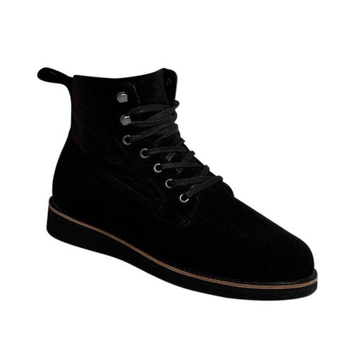 Front - Burton Mens Panel Suede Boots