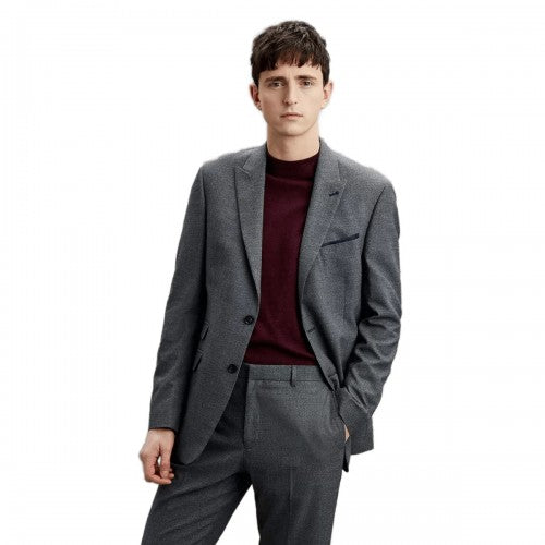 Front - Burton Mens Grindle Tailored Suit Jacket