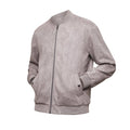Front - Burton Mens Suedette Bomber Jacket