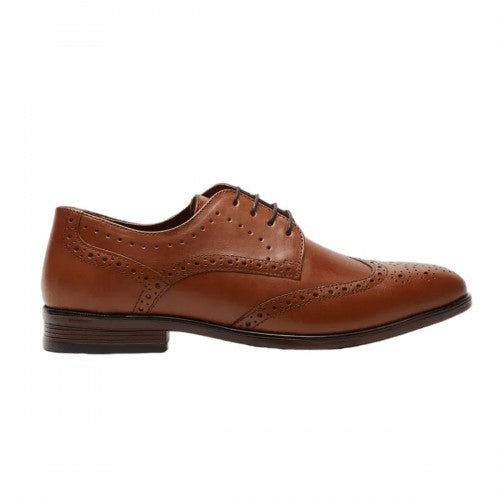 Front - Burton Mens Leather Brogues