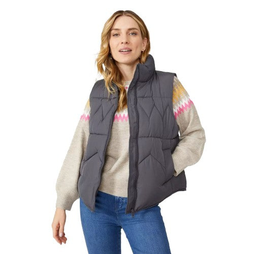 Front - Mantaray Womens/Ladies Padded Vest