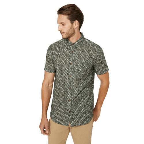 Front - Mantaray Mens Circle Shirt