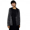 Front - Principles Womens/Ladies Sequin Collared Blazer