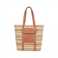 Front - Principles Polly Stripe Shopper Bag