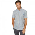 Front - Maine Mens Mini Grid Check Shirt