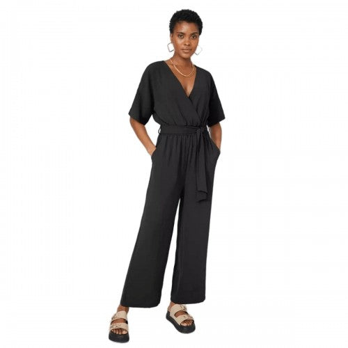 Front - Principles Womens/Ladies Short-Sleeved Jumpsuit