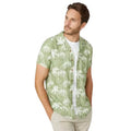 Front - Mantaray Mens Palm Tree Shirt