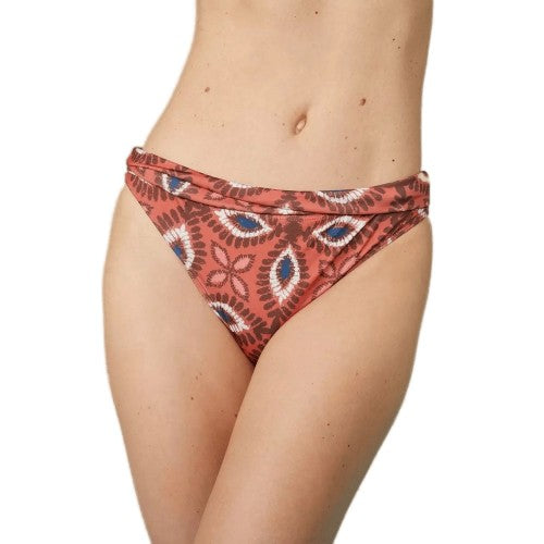 Front - Mantaray Womens/Ladies Feather Bikini Bottoms