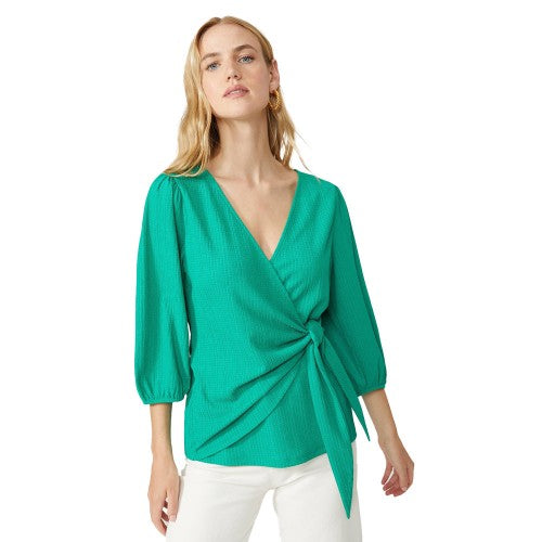 Front - Debenhams Womens/Ladies Jersey Wrap Top