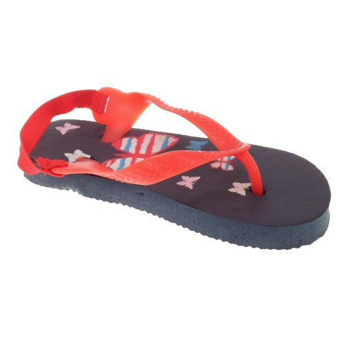 Front - Sandrocks Childrens/Toddlers Butterfly Flip Flops