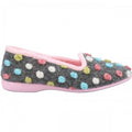 Front - Fleet & Foster Womens/Ladies Daphne Slippers
