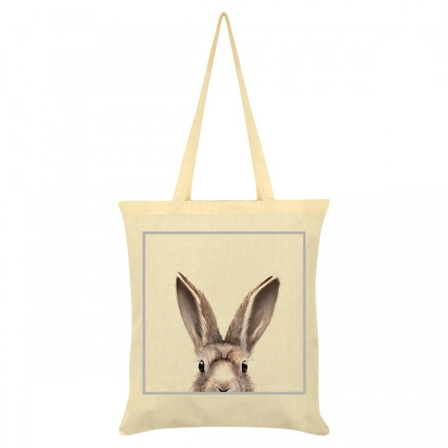 Front - Inquisitive Creatures Hare Tote Bag