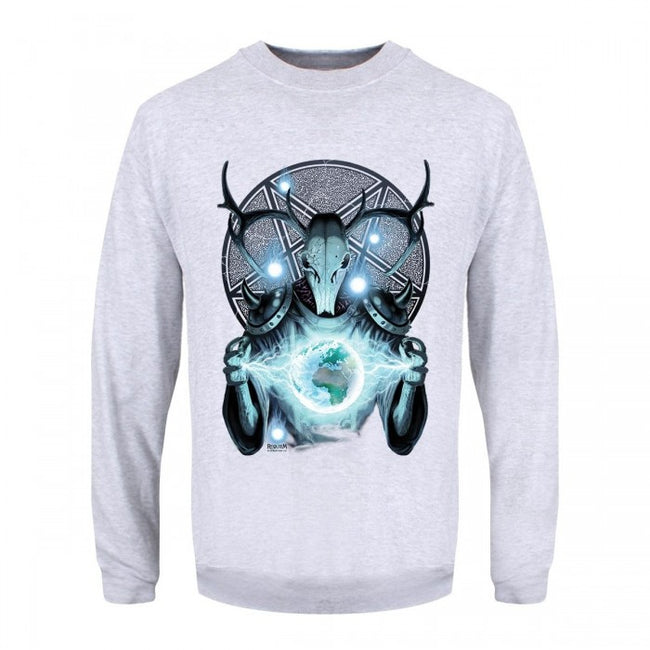 Front - Requiem Collective Mens Infernal Messenger Sweatshirt