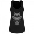 Front - Grindstore Death Head Moth Ladies Floaty Tank