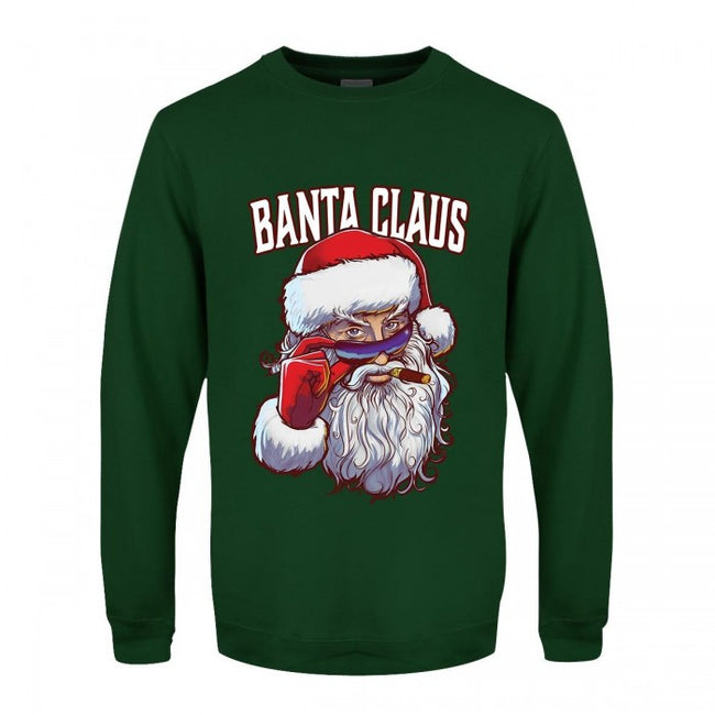Front - Grindstore Mens Banta Claus Christmas Sweater