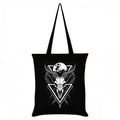 Front - Grindstore Lunar Skull Tote Bag