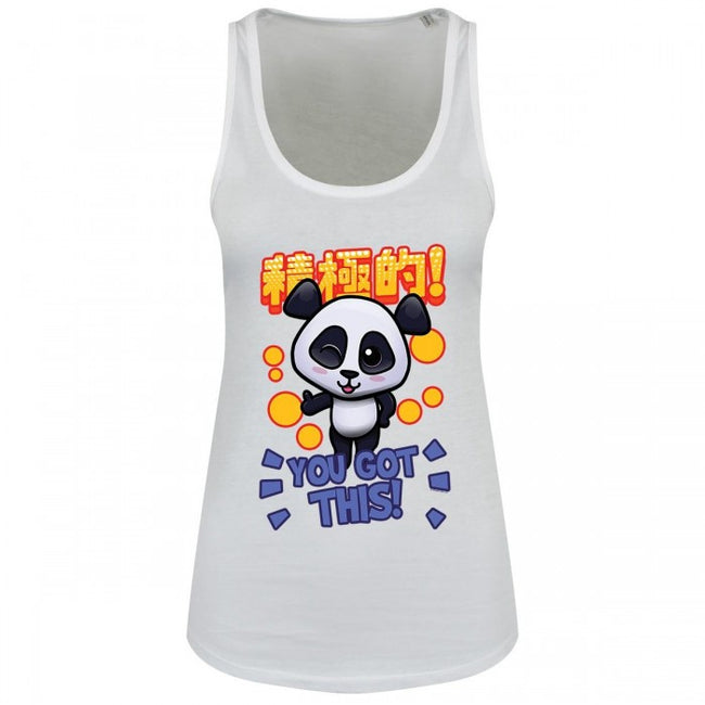 Front - Handa Panda You Got This Ladies Floaty Tank