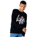 Front - Hype Boys Space Patches Sweatshirt