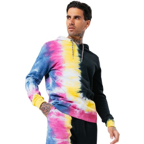 Front - Hype Mens Tie Dye Hoodie