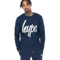 Front - Hype Mens Script Lightweight Sweatshirt