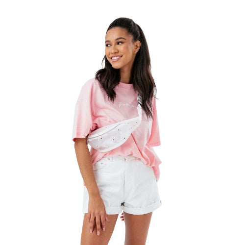 Front - Hype Womens/Ladies Scribble Boxy T-Shirt