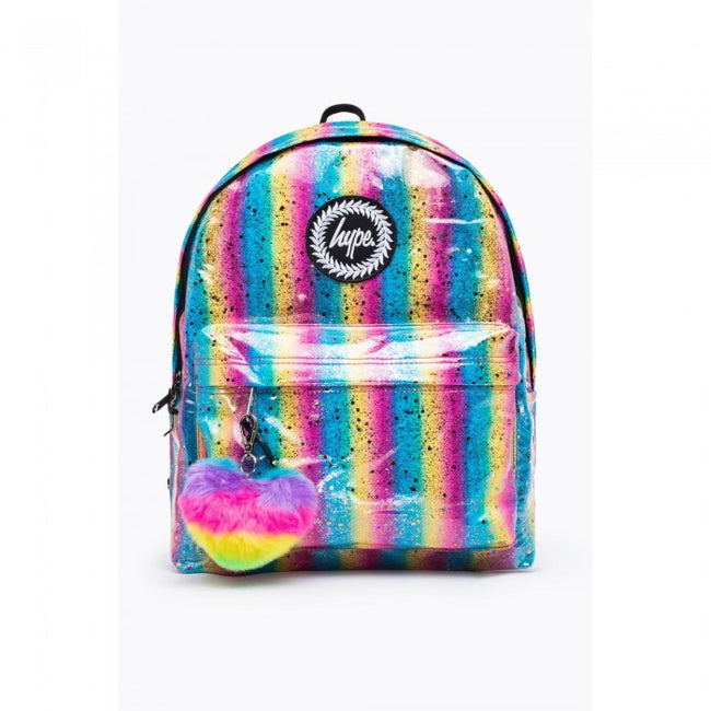 Front - Hype Rainbow Gradient Gloss Knapsack