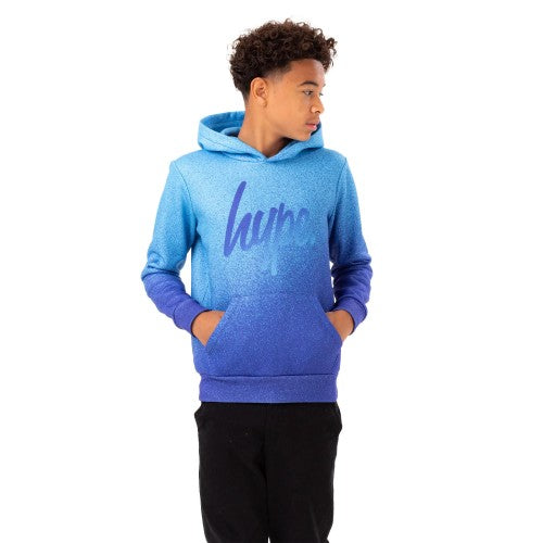 Front - Hype Boys Speckle Fade Script Hoodie