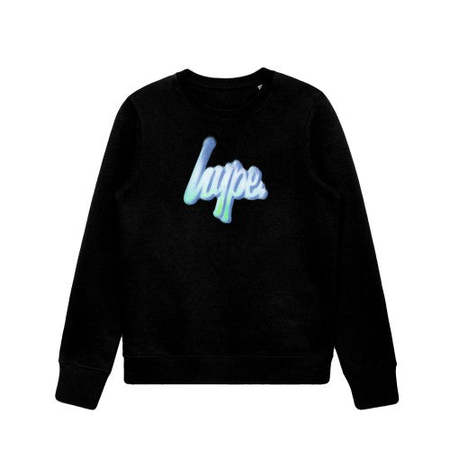 Front - Hype Childrens/Kids Glow Script Sweatshirt