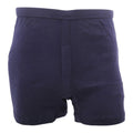Front - FLOSO Mens 100% Cotton Interlock Trunk Underwear