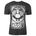 Front - Super Mario Mens Poster T-Shirt