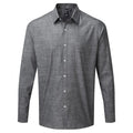 Front - Premier Mens Long Sleeve Chambray Shirt
