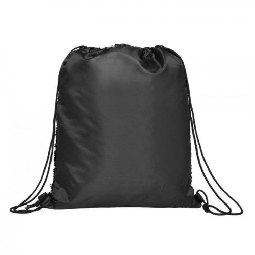 Solid Black - Back - Bullet Mermaid Sequin Backpack