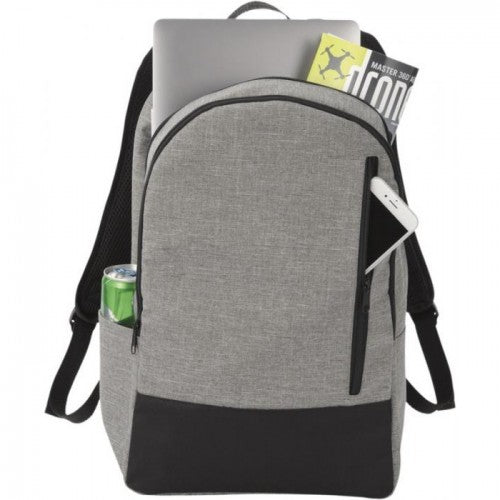 Gray - Side - Avenue Grayley Laptop Backpack