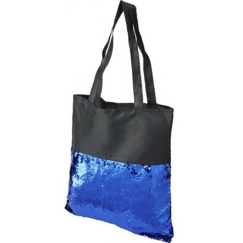 Front - Bullet Mermaid Sequin Tote Bag