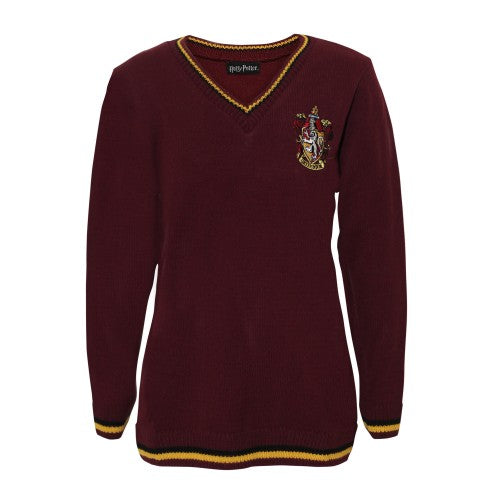 Front - Harry Potter Boys Gryffindor House Knitted Sweater