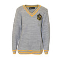 Front - Harry Potter Boys Hufflepuff House Knitted Sweater
