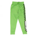 Front - Minecraft Girls Checkerboard Jogging Bottoms