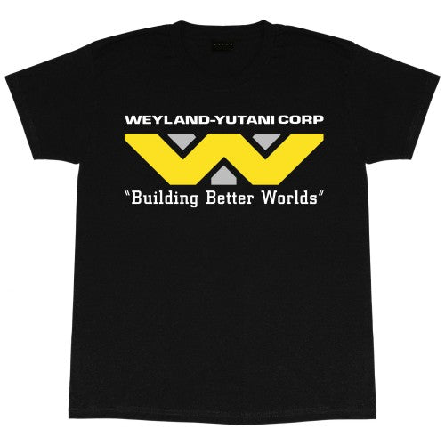 Front - Alien Mens Building Better Worlds T-Shirt