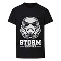 Front - Star Wars Boys Stormtrooper Mask T-Shirt