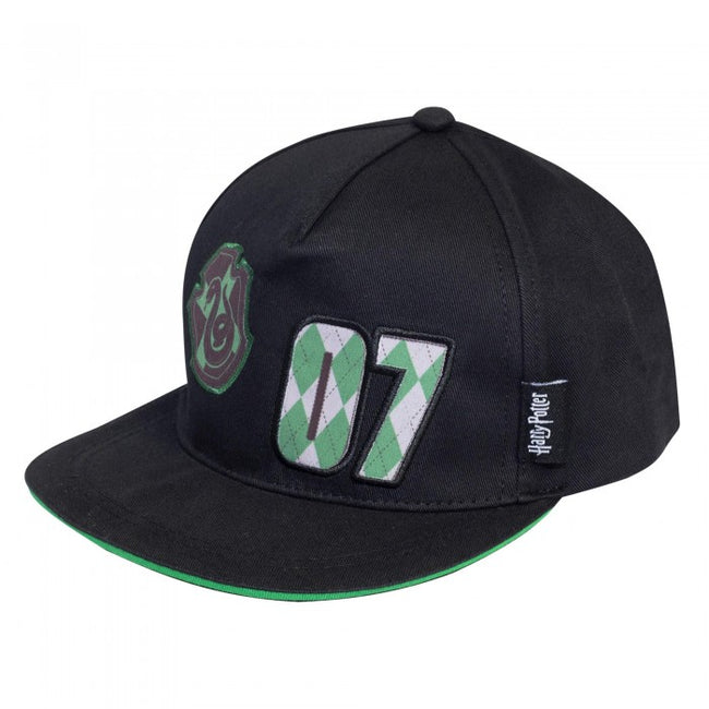 Front - Harry Potter Girls 07 Slytherin Snapback Cap