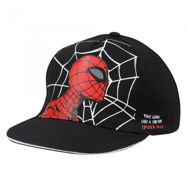 Front - Spider-Man Girls Web Head Baseball Cap