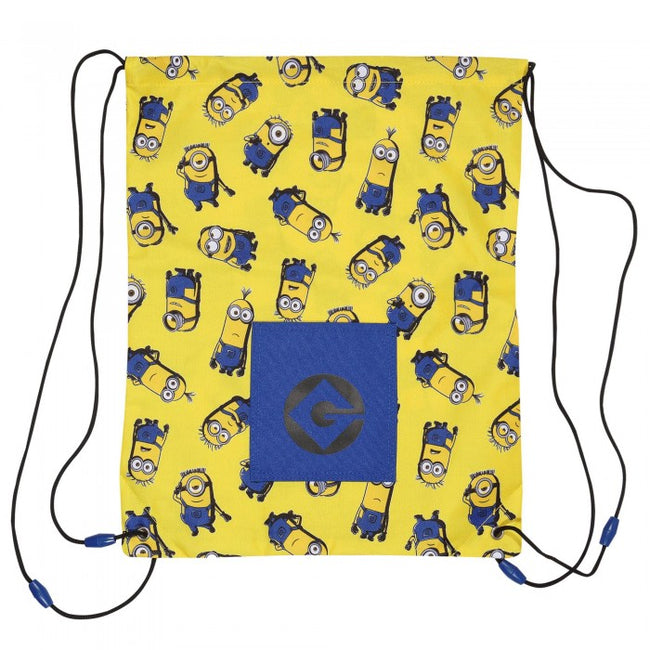 Front - Minions Boys Drawstring Bag