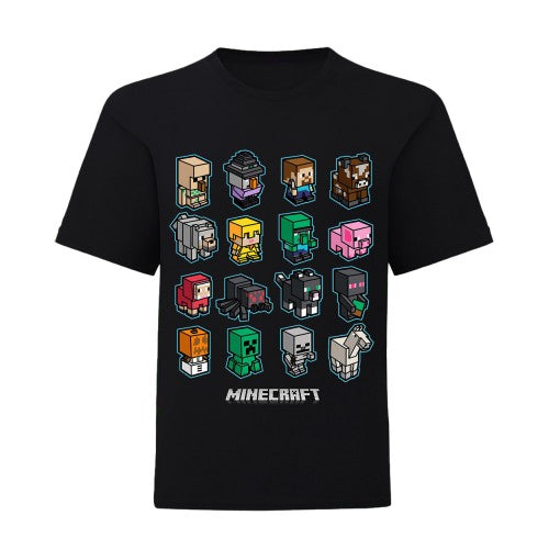 Front - Minecraft Girls Mini Mobs T-Shirt