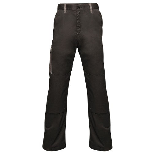 Front - Regatta Mens Contrast Cargo Work Pants