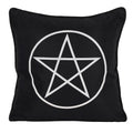 Front - Something Different Pentagram Pattern Square Cushion