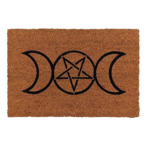 Front - Something Different Triple Moon Door Mat